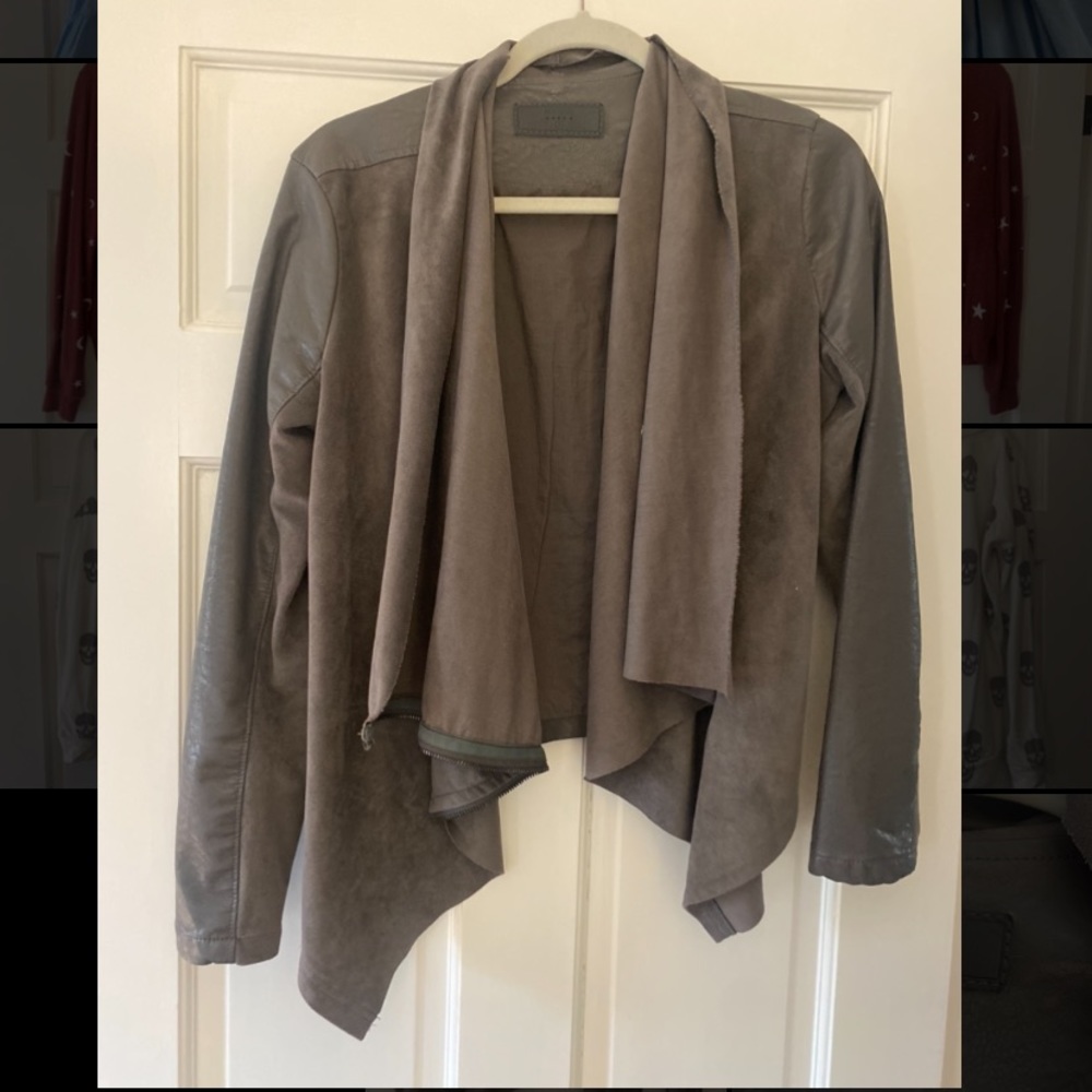 Blank NYC jacket- gray, size S